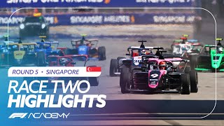 Race 2 Highlights  Singapore 2024  F1 Academy [upl. by Jollanta]