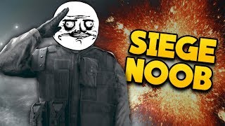 PLAYING RANKED WITH A NOOB IN RAINBOW SIX SIEGE Funny Moments [upl. by Olegnad]