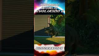 SINOCERATOPS JURASSIC WORLD EVOLUTION 2 ANIMACIÓN De Creación [upl. by Essa]