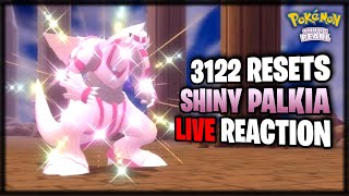 Shiny Palkia Reaction 3122 Resets  Pokemon Brilliant Diamond amp Shining Pearl [upl. by Renat]