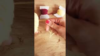 Farbwechsel und lose Enden vernähen crochet hakeln diy [upl. by Amerigo]