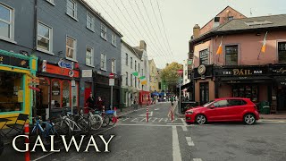 Walking in Galway  Irelands Cultural Heart  City Ambience [upl. by Tireb561]