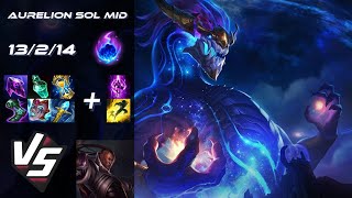 MID Aurelion Sol vs Lucian  EU Grandmaster Patch 1414 [upl. by Marler]