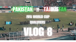 Volunteering at Pakistan vs Tajikistan Vlog 8 FIFA World Cup Qualifier [upl. by Eeloj186]