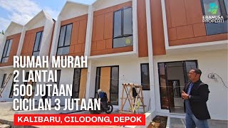 Rumah Murah meriah 2 lantai 500 jutaan Cilodong Kota Depok [upl. by Argyres]