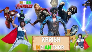 KRRISH VS THOR   INDIAN AVENGERS  VFX Comedy Video  क्रिश vs थोर  Suraj Rox Comedy [upl. by Eirrehc152]