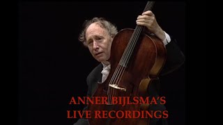 JS BACH Suite nr 5 for cello solo Anner BIJLSMA baroque cello live recording [upl. by Rothberg]