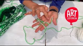 Yarn Lei Tutorial  Art Explorium [upl. by Peterson479]