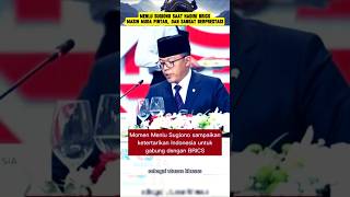 Tegas Inilah Sosok Menlu Sugiono Menteri Presiden Prabowo‼️menteriprabowo menteri menluprabowo [upl. by Gerda]