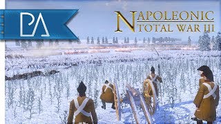 EPIC FROZEN RIVER CROSSING  Napoleonic Total War 3 Mod Gameplay [upl. by Lissa845]