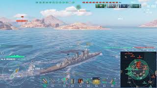 World of Warships  Encounter in Mode Shuffle  1946 BXP [upl. by Avrit]