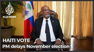 ‘Elections must be held as soon as possible’ Haiti PM says [upl. by Oirelav936]