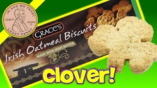 Graces Irish Oatmeal Biscuits Food Tasting Ballyrashane Irish Butter [upl. by Anivad]