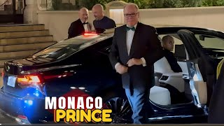 PRINCE MONACO ALBERT II ARRIVED at the FESTIVAL DES ETOILES MONTE CARLO [upl. by Anika]