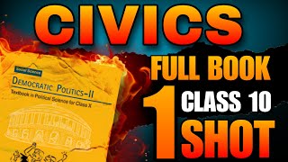 Class 10 FULL CIVICS in one shot🔥 Social science one shot class 10 CBSE 202324 [upl. by Eidde224]