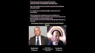 Interview radio awaaz met de heer Anand op woensdag 10 april 2024 [upl. by Mufi338]