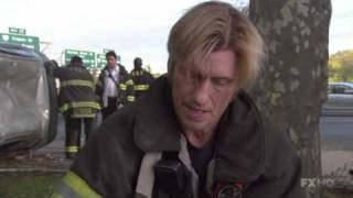 Rescue Me S5E13 Denis Leary traffic accident [upl. by Ereynihc90]