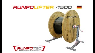 Runpolifter 4500 – Kabeltrommelheber [upl. by Ahsoym394]