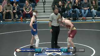 Merrimack High School Wrestling vs Portsmouth December 14 2023 [upl. by Raasch]