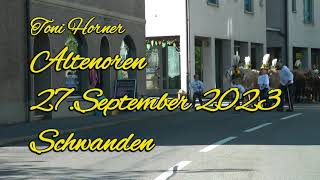 Alpabfahrt von Toni Horner Altenohren am 27September 2023 Schwanden [upl. by Yromas89]