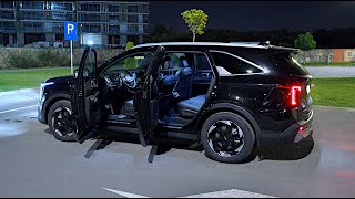 Kia Sorento 2024 Night Lights Interior Exterior [upl. by Airtemad]