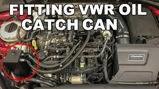 Fitting A VWR Oil Catch Can amp Relocate Washer Bottle for Mk7 Golf RGTIAudi S3 8v [upl. by Nahoj911]