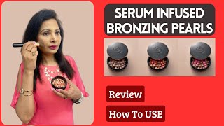 New Bronzing Pearls  Review amp Demo  Giordani Gold Serum Infused Pearls  Oriflame  How To Use [upl. by Hax]