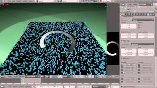 Blender Tutorial  Using Texture Maps to Influence Particles [upl. by Blight]