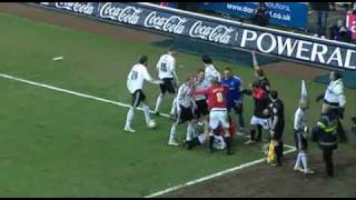 Gorka Pintado vs Robbie Savage nasty tackle [upl. by Atnoled]