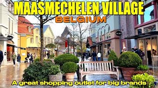 MAASMECHELEN VILLAGE  A GREAT SHOPPING OUTLET FOR BIG BRANDS  BLACK FRIDAY 2023 [upl. by Knighton]