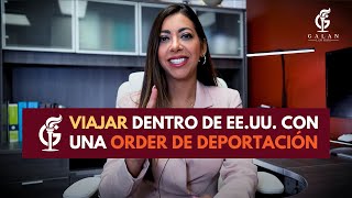 ¿Puedo viajar en avión dentro de USA si tengo una orden de deportación [upl. by Aleron929]