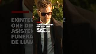 Exintegrantes de One Direction asisten al funeral de Liam Payne [upl. by Airednaxela]