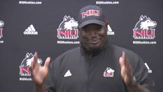 NIU Football 2024  Thomas Hammock Postgame Press Conference vs Notre Dame [upl. by Ydnal]