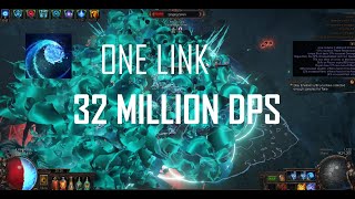 Divergent Creeping Frost 1Link 30Mil DPS Occultist Path of Exile 317 [upl. by Marella]