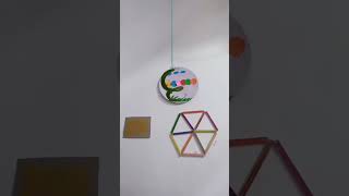 Diy wall hangings 😍please subscribe youtubeshorts diy craft [upl. by Naelopan]