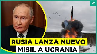 Rusia confirma lanzamiento de misil a Ucrania Tensión por posible uso de armas nucleares [upl. by Pauwles574]