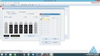 Creation of Workday Calender in Oracle Inventory R12 [upl. by Consalve339]