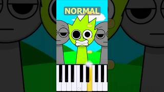 OWAKCX Theme Incredibox Sprunki  Normal Vs Horror on piano [upl. by Ailey186]