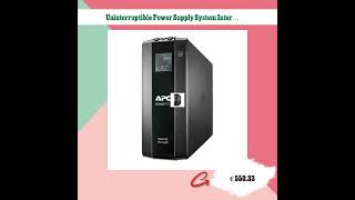 Uninterruptible Power Supply System Interactive UPS APC BR1600MI [upl. by Tammara]