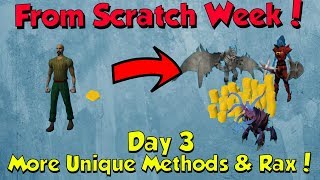 From Scratch Week  Day 3 Runescape 3 AFK Money Makers amp Rax [upl. by Inohtna]