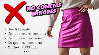 FALDA FUCSIA ➤ Como combinar y vestir  muchos OUTFITS para mujer [upl. by Frederigo]