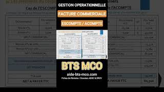 Comprendre les ACOMPTES et les ESCOMPTES en facturation  Gestion en BTS MCO [upl. by Anerb]