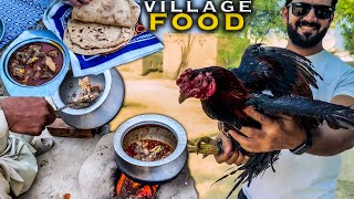 Village Food DESI KUKAR 🐓 1 Day in my Village  Food Farm amp Village Tour [upl. by Eeliram]