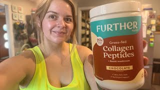 Further Food Chocolate Collagen Peptides Powder Review  Overnight Oats Recipe with 40g Protein [upl. by Cheslie]