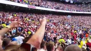 Manchester City Fans Singing Sergio Aguero Chant After Penalty Vs Sunderland At Home [upl. by Prager930]