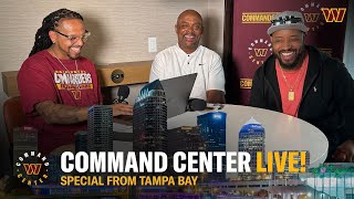 Command Center on the Road LIVE from Tampa  Washington Commanders [upl. by Ydoc]