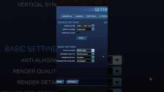 BEST PC Settings for Rocket League Maximize FPS amp Visibility [upl. by Brenn]