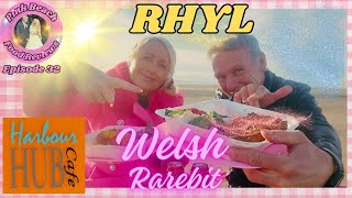 Rhyl Reviewing Harbour Hub Cafe on Rhyl Beach [upl. by Bentlee]