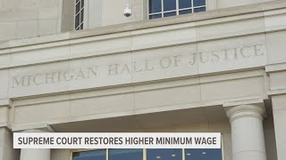 Michigan Supreme Court restores minimum wage and sick leave laws reversed by Republicans years ago [upl. by Budde]