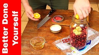 Lacto Fermented Probiotic Cranberries [upl. by Bremser971]